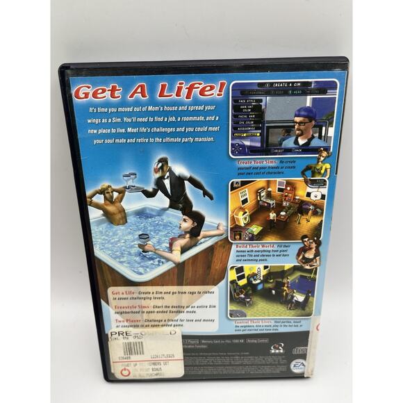 Sony Playstation 2 PS2 The Sims 1 Original Game Complete With Manual - Picture 5 of 9